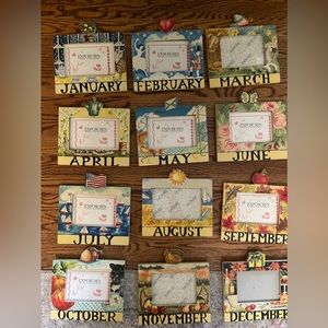 Exposures hand painted frames - 4x6 photos